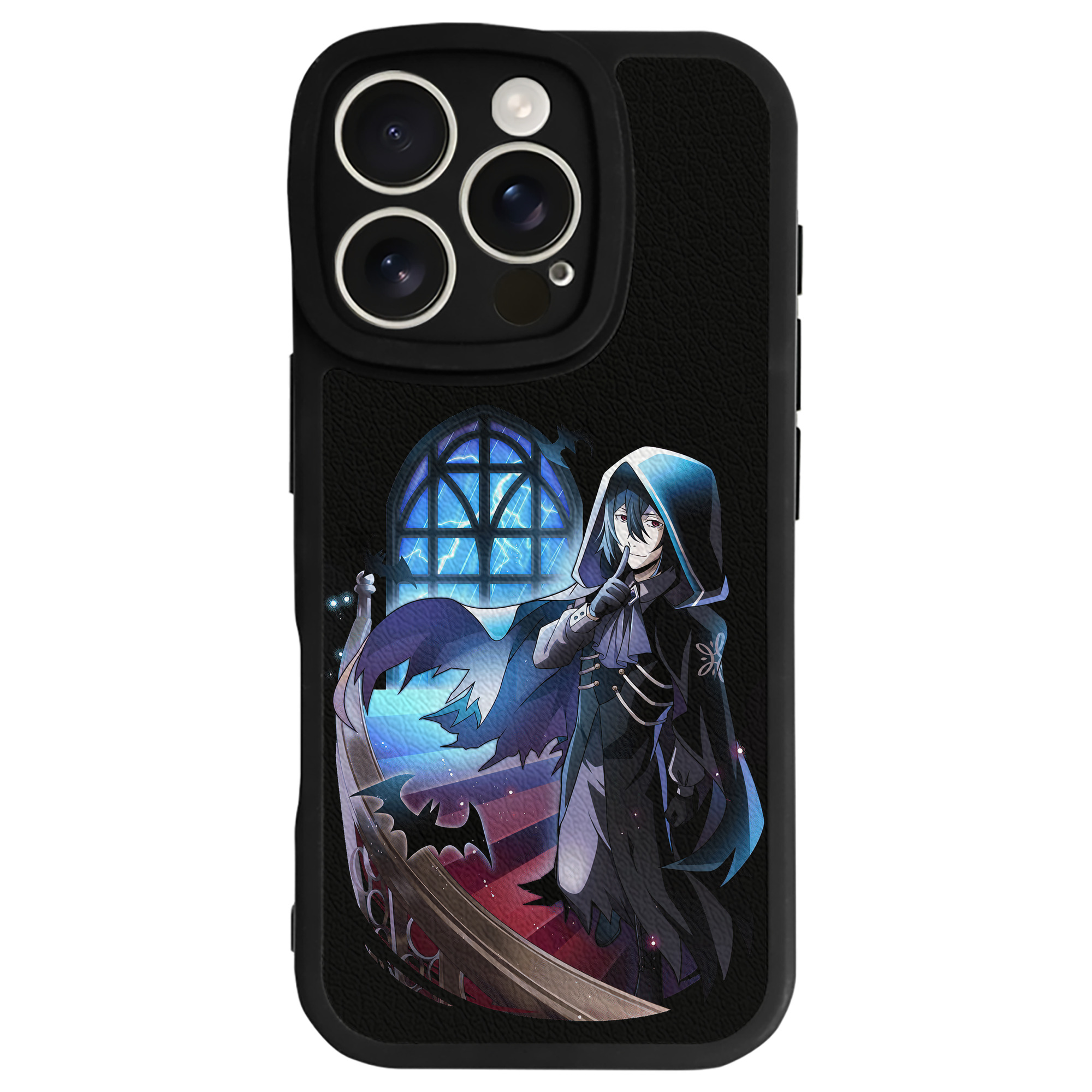 （画像用） 文豪ストレイドッグス Bungo Stray Dogs 【iPhone 16シリーズ対応】シリコンスマホケース（レザー調） 材質：シリコン